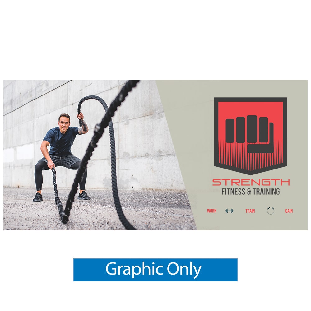 20x10 ft. Lumiere Continuous NON-Backlit — Single Sided Graphic Only